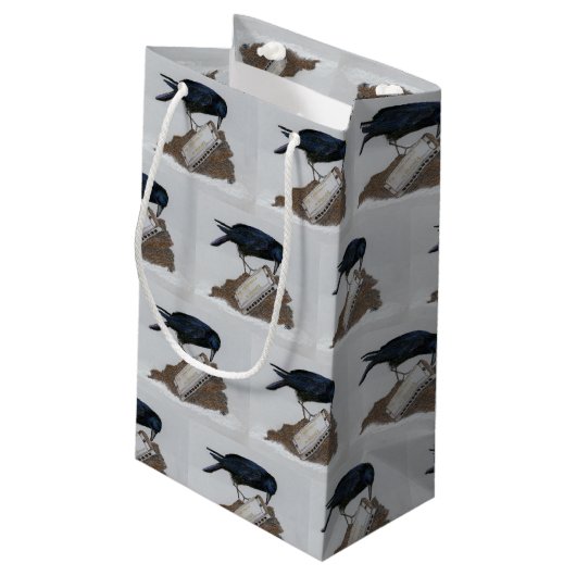 Crow en Harmonica Klein Cadeauzakje (Achterkant Gekanteld)