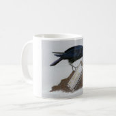 Crow en Harmonica Koffiemok (Voorkant links)