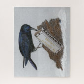 Crow en Harmonica Legpuzzel (Verticaal)
