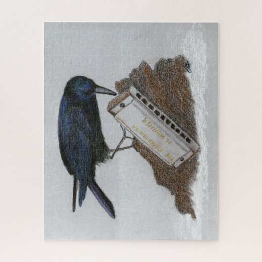 Crow en Harmonica Legpuzzel (Verticaal)