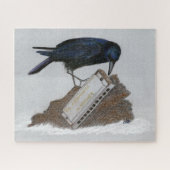 Crow en Harmonica Legpuzzel (Horizontaal)