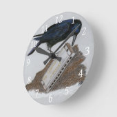 Crow en Harmonica Ronde Klok (Hoek)