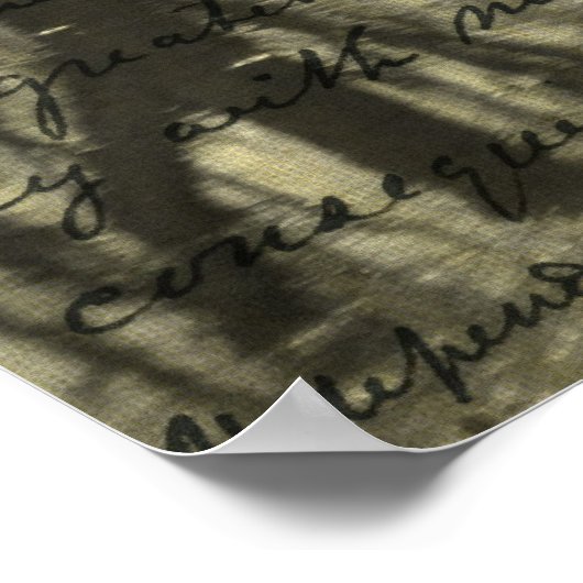 Crow- en pooiepapier poster (Hoek)