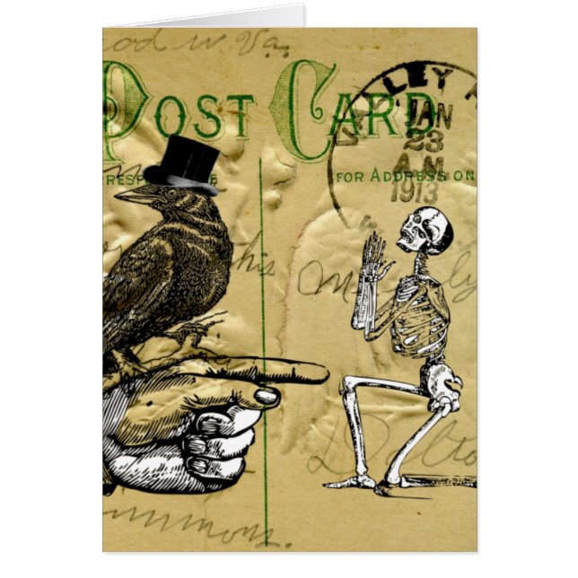 Crow en skelet (Voorkant)