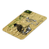 Crow en skelet magneet (Linkerzijde)