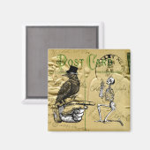 Crow en skelet magneet (Voorkant / Achterkant)