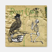 Crow en skelet magneet (Voorkant)