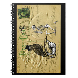 Crow en skelet notitieboek