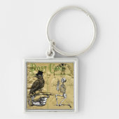 Crow en skelet sleutelhanger (Voorkant)