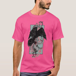 Crow en slang t-shirt