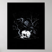 Crow, F-Caw-F Bird Moon Gothic Adult Humor Poster (Voorkant)