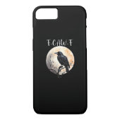 Crow F-Caw-F Funny Bird Aesthetic Casual Case-Mate iPhone Case (Achterkant)