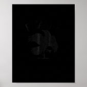 Crow, F-Caw-F Funny Bird Aesthetic Casual Poster (Voorkant)