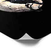 Crow F-Caw-F Funny Bird Aesthetic Casual Poster (Hoek)