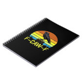 Crow F-Caw-F Funny Bird Classic Minimal Clean Notitieboek (Linkerzijde)