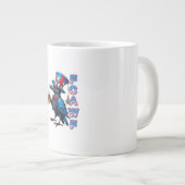 Crow, F-Caw-F Funny Bird Creative Casual Grote Koffiekop (Voorkant rechts)