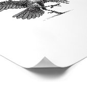 Crow, F-Caw-F Funny Bird Poster (Hoek)