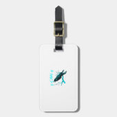 Crow F-Caw-F Funny Bird Retro Bagagelabel (Voorkant verticaal)