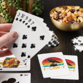 Crow, F-Caw-F Funny Bird Retro Classic Pokerkaarten (Insitu)