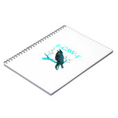 Crow F-Caw-F Funny Bird Retro Notitieboek (Linkerzijde)
