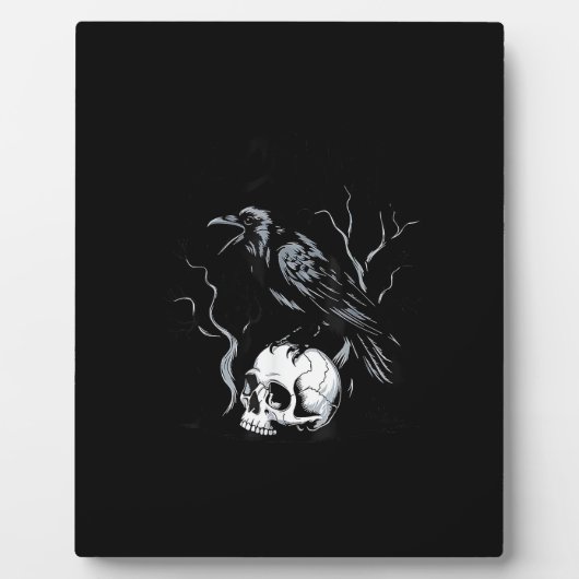 Crow F-Caw-F Funny Bird Saying Humor Meme Desin Fotoplaat (Voorkant)