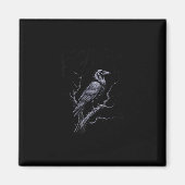 Crow F-Caw-F Funny Bird Saying Humor Meme Magneet (Voorkant)