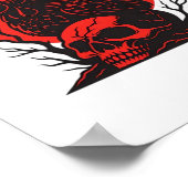 Crow F-Caw-F Funny Gothic Humor Poster (Hoek)