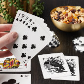 Crow F-Caw-F Gothic Humor Funny Pokerkaarten (Insitu)