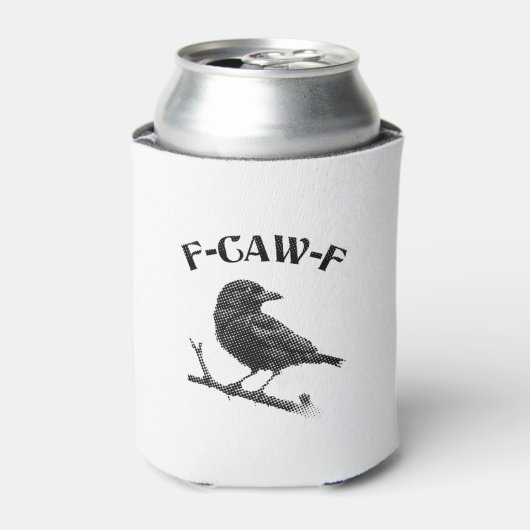 Crow F-CAW-F Halloween Blikjeskoeler (Blikje Voorkant)