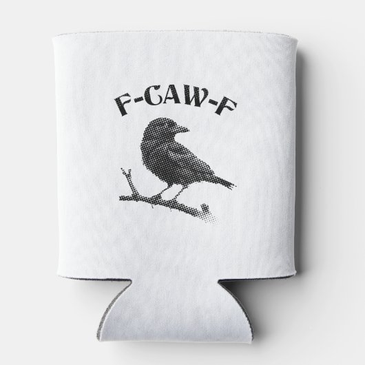 Crow F-CAW-F Halloween Blikjeskoeler (Achterkant)