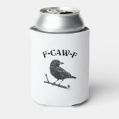 Crow F-CAW-F Halloween Blikjeskoeler (Blikje Achterkant)