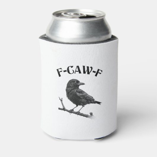 Crow F-CAW-F Halloween Blikjeskoeler (Blikje Achterkant)