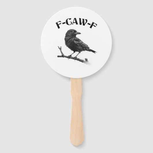 Crow F-CAW-F Halloween Handwaaier (Voorkant)