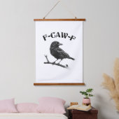 Crow F-CAW-F Halloween Hangend Wandkleed (Slaapkamer)