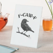 Crow F-CAW-F Halloween Reclamebord Met Voetstuk (Insitu)