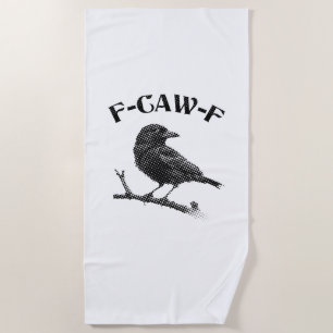Crow F-CAW-F Halloween Strandlaken