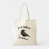 Crow F-CAW-F Halloween Tote Bag (Achterkant)