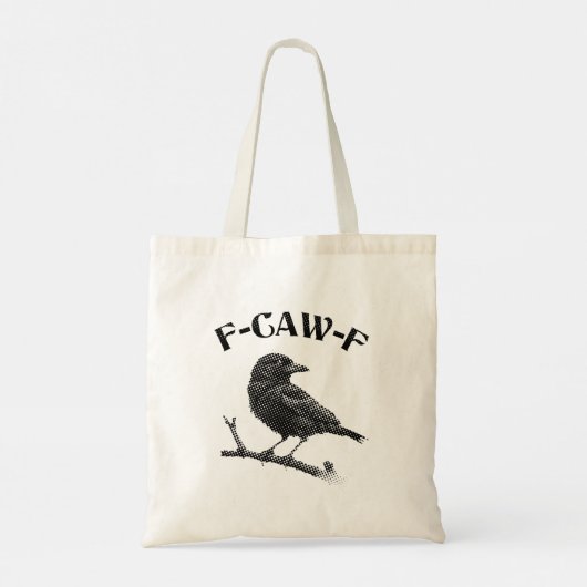 Crow F-CAW-F Halloween Tote Bag (Achterkant)