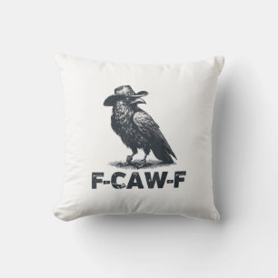 Crow F-Caw-F Retro Kraaien Liefhebber Kussen