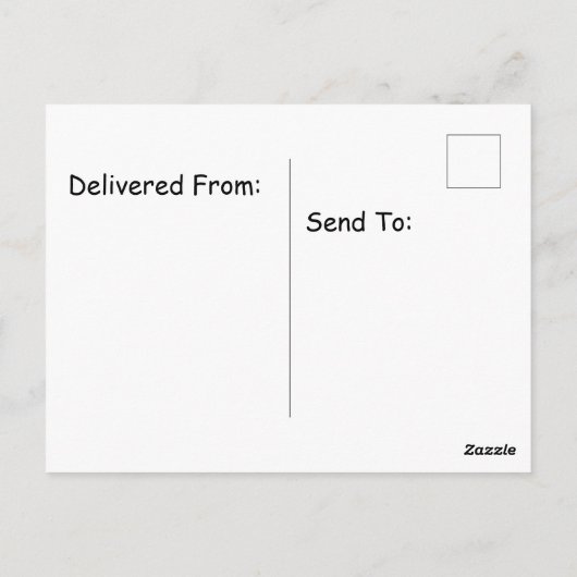 Crow gelukkige verjaardag briefkaart (Achterkant)