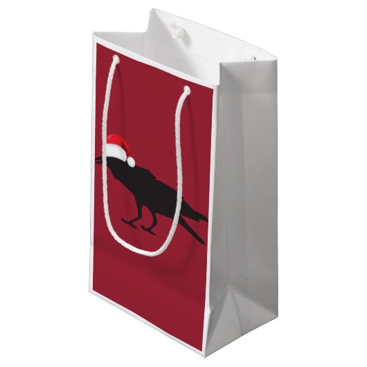 Crow Gift Bag Klein Cadeauzakje (Voorkant Gekanteld)