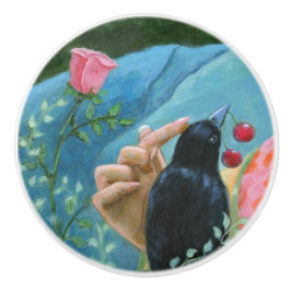 Crow Gifts Ceramic Knob Keramische Knop