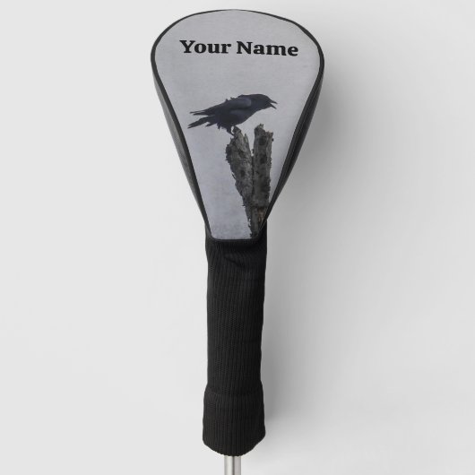 Crow Golf Head Hoesje Golfheadcover (Voorkant)