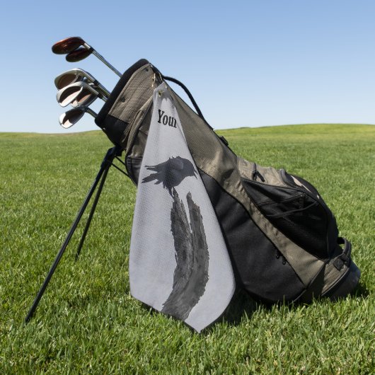 Crow Golf Towel Golfhanddoek (Groen)