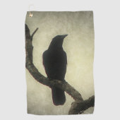 Crow Golfhanddoek (Voorkant)