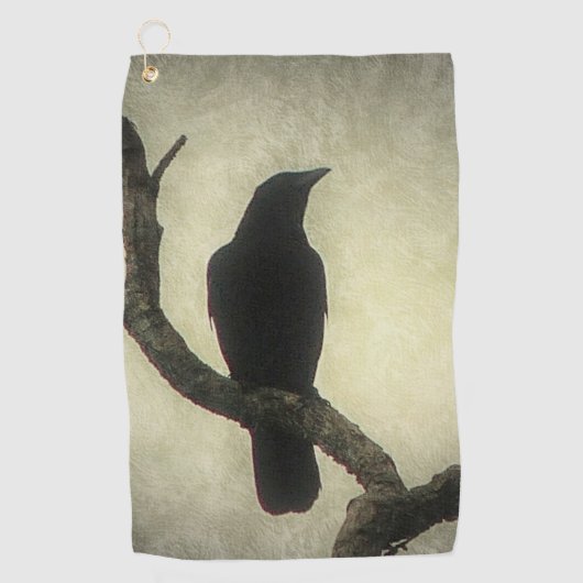 Crow Golfhanddoek (Voorkant)