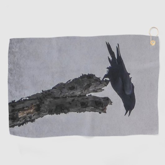 Crow Golfhanddoek (Horizontaal)