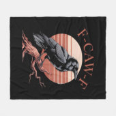 Crow Gothic Funny F-Caw-F Humor Classic Style Fleece Deken (Voorkant (Horizontaal))
