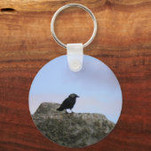 Crow guardian van Stone Henge Sleutelhanger (Voorkant)