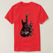 Crow Guitar T-shirt (Design voorkant)